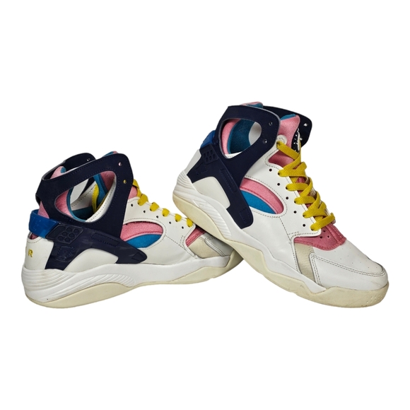 Nike Other - Nike Air Flight Huarache‎ Sail Navy Coral Chalk FD0183-102 Men's Shoes Size 9
